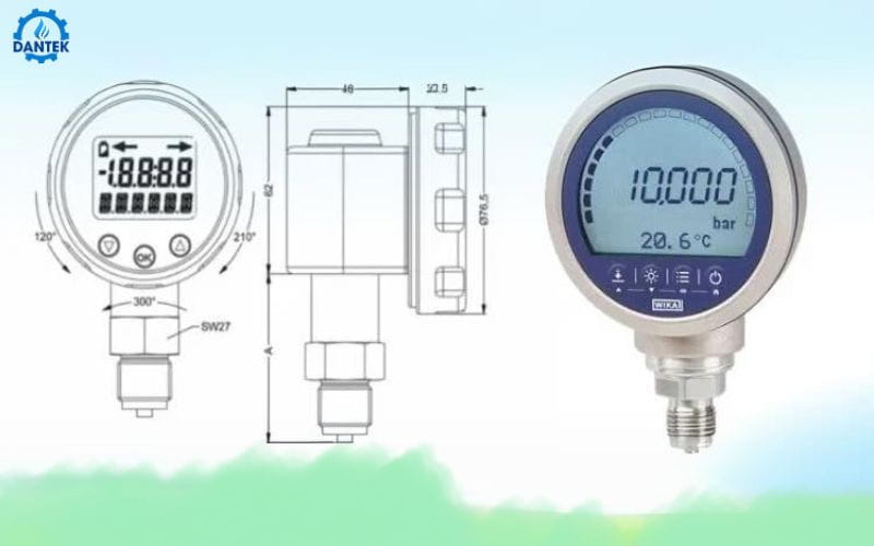 Đồng hồ áp suất chân không điện tử Sensys